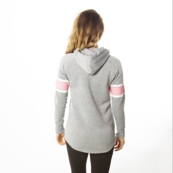 Ladies Fleece PullOver Hooded Sweatshirt - Picture 2 of 3